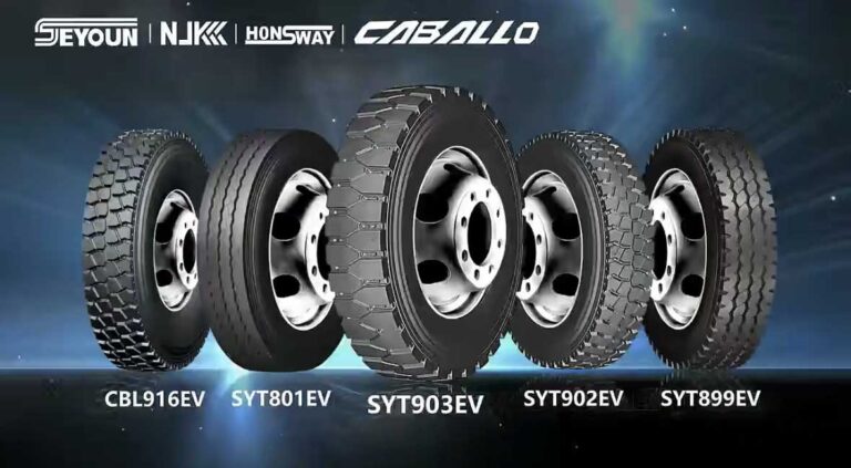 Seyoun EV truck tire designed for electric commercial trucks